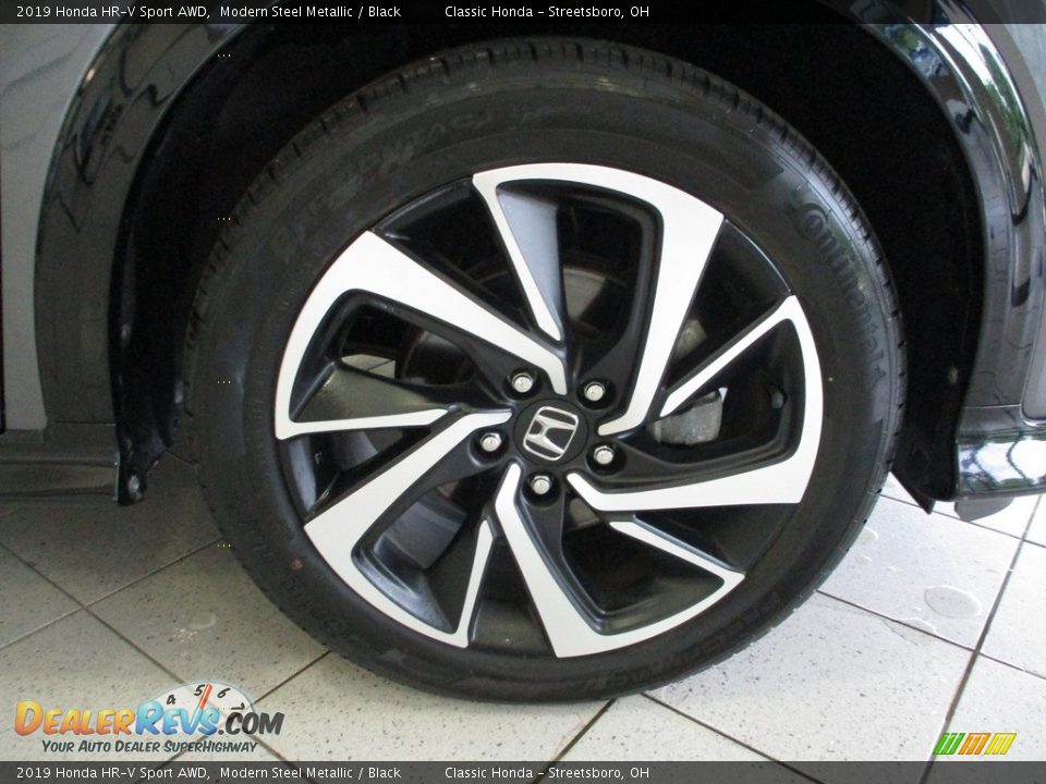 2019 Honda HR-V Sport AWD Modern Steel Metallic / Black Photo #5