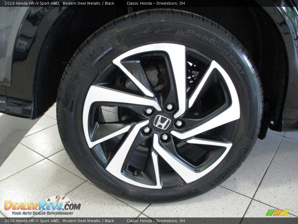 2019 Honda HR-V Sport AWD Modern Steel Metallic / Black Photo #6