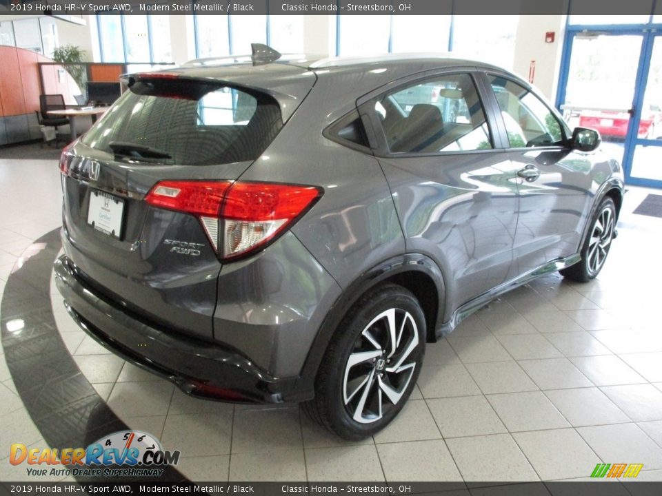 2019 Honda HR-V Sport AWD Modern Steel Metallic / Black Photo #7