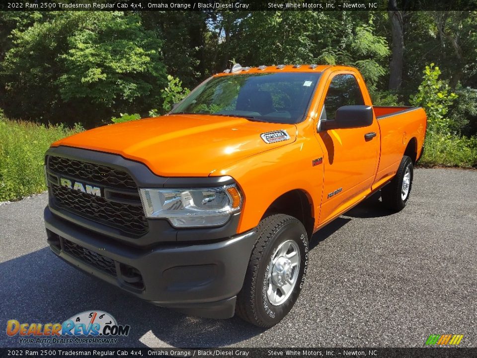 2022 Ram 2500 Tradesman Regular Cab 4x4 Omaha Orange / Black/Diesel Gray Photo #2