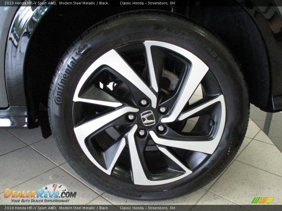 2019 Honda HR-V Sport AWD Modern Steel Metallic / Black Photo #11
