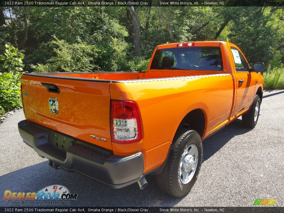 2022 Ram 2500 Tradesman Regular Cab 4x4 Omaha Orange / Black/Diesel Gray Photo #6