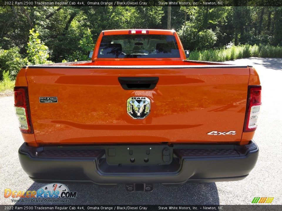 2022 Ram 2500 Tradesman Regular Cab 4x4 Omaha Orange / Black/Diesel Gray Photo #7