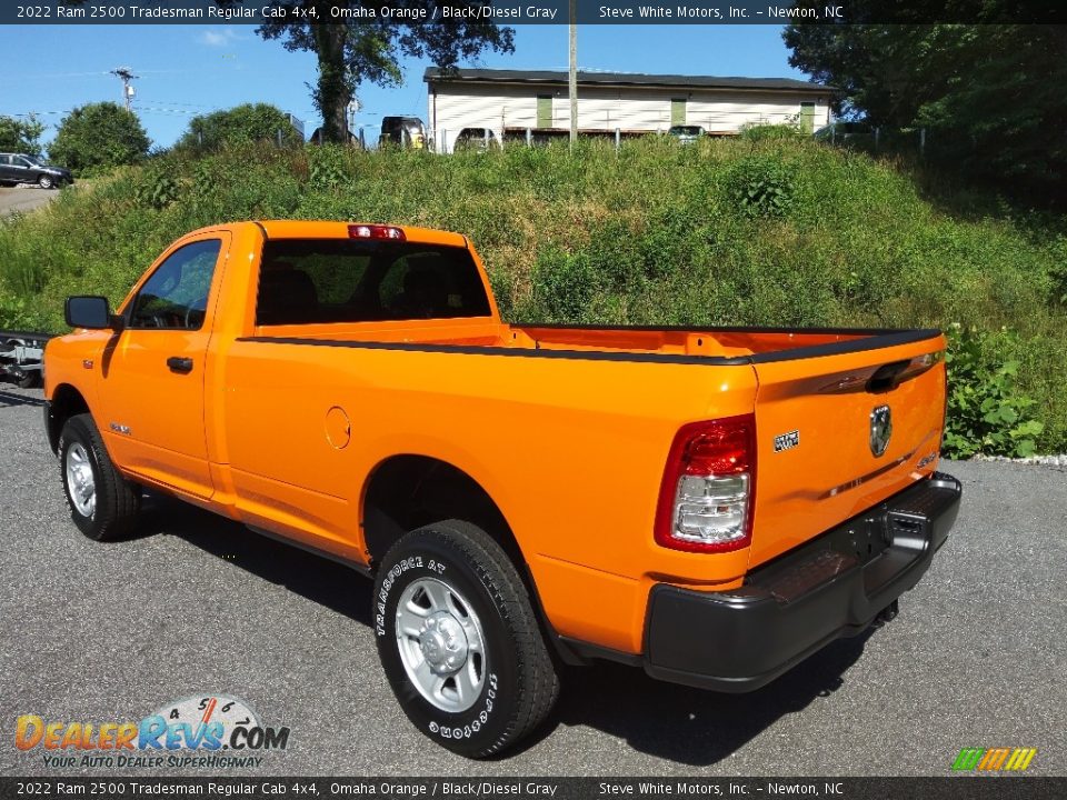 2022 Ram 2500 Tradesman Regular Cab 4x4 Omaha Orange / Black/Diesel Gray Photo #9