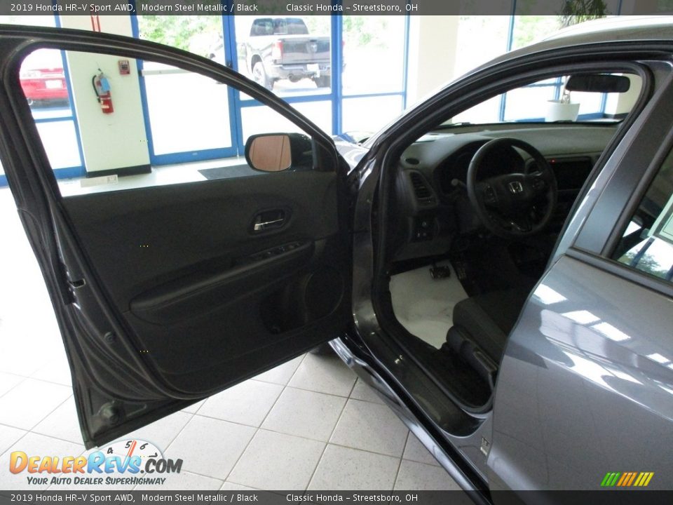 2019 Honda HR-V Sport AWD Modern Steel Metallic / Black Photo #26