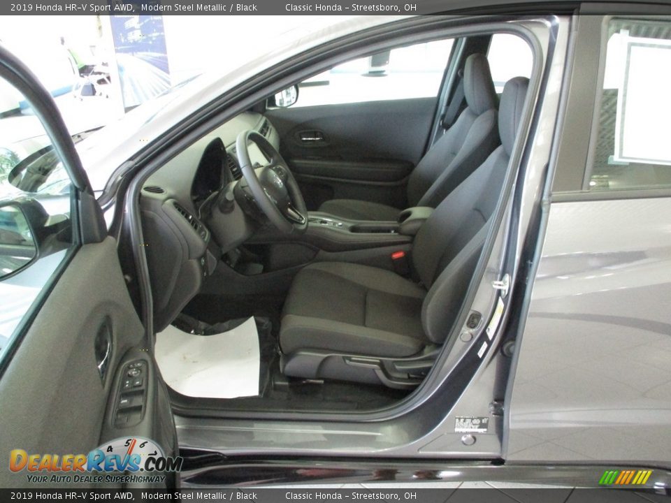 2019 Honda HR-V Sport AWD Modern Steel Metallic / Black Photo #27