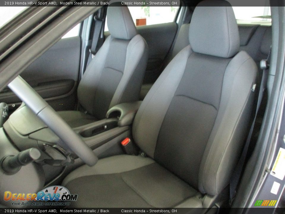 2019 Honda HR-V Sport AWD Modern Steel Metallic / Black Photo #28