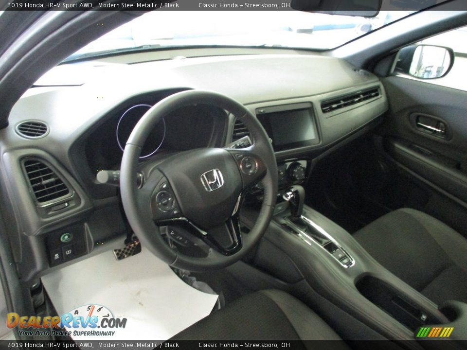 2019 Honda HR-V Sport AWD Modern Steel Metallic / Black Photo #29