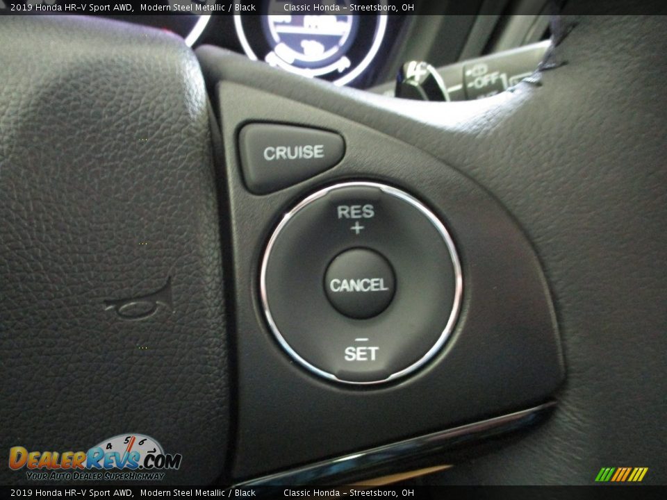 2019 Honda HR-V Sport AWD Modern Steel Metallic / Black Photo #35