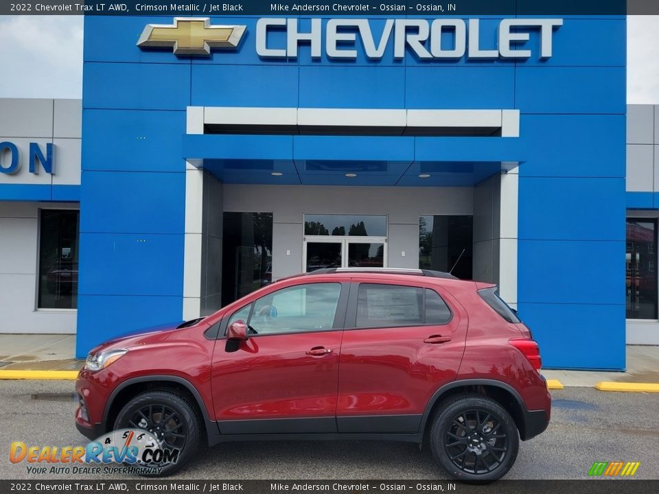 Crimson Metallic 2022 Chevrolet Trax LT AWD Photo #1