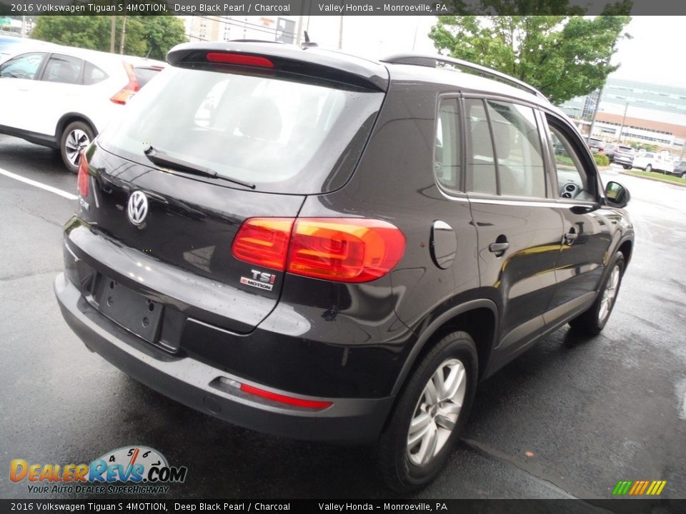 2016 Volkswagen Tiguan S 4MOTION Deep Black Pearl / Charcoal Photo #5