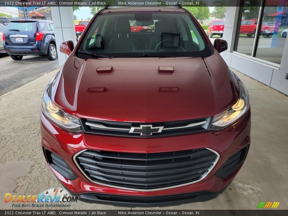2022 Chevrolet Trax LT AWD Crimson Metallic / Jet Black Photo #9