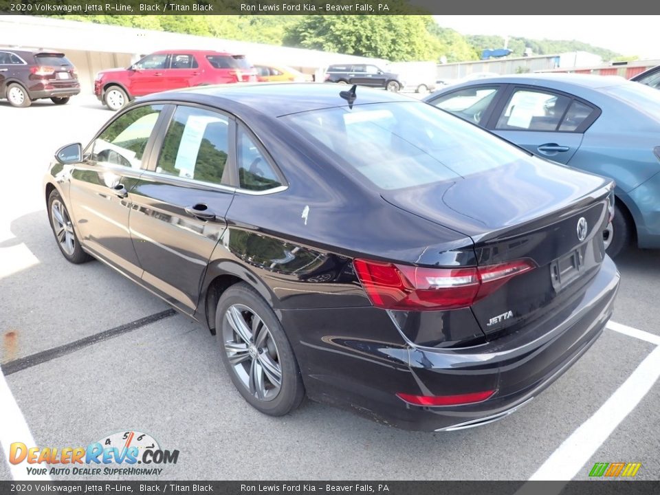 2020 Volkswagen Jetta R-Line Black / Titan Black Photo #3