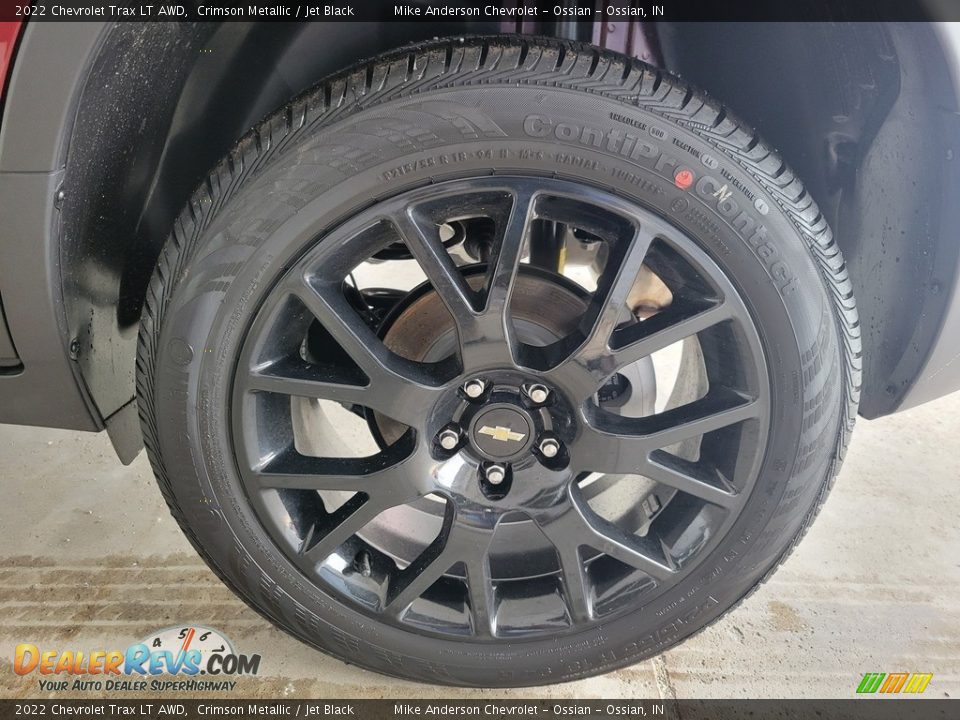 2022 Chevrolet Trax LT AWD Crimson Metallic / Jet Black Photo #13