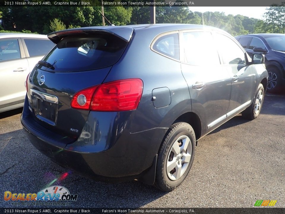 2013 Nissan Rogue S AWD Graphite Blue / Black Photo #2