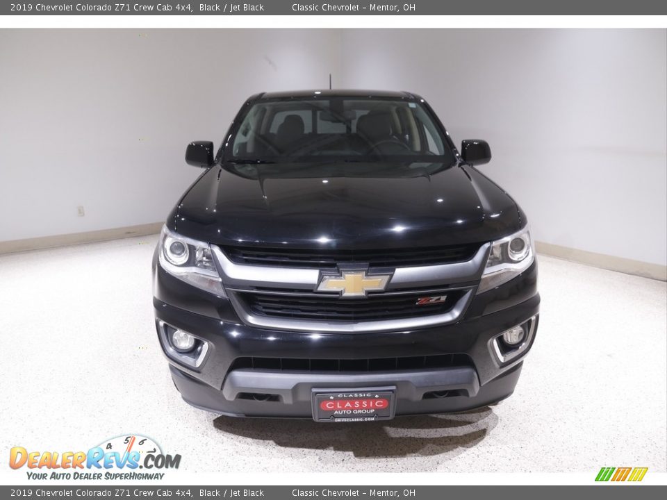 2019 Chevrolet Colorado Z71 Crew Cab 4x4 Black / Jet Black Photo #2