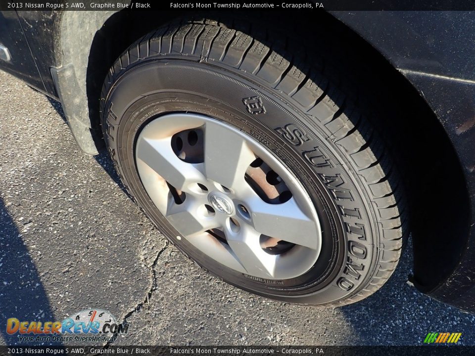 2013 Nissan Rogue S AWD Graphite Blue / Black Photo #5