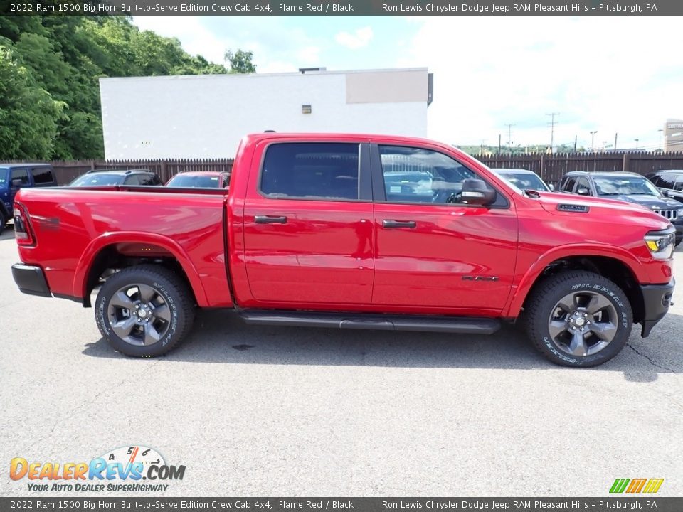 2022 Ram 1500 Big Horn Built-to-Serve Edition Crew Cab 4x4 Flame Red / Black Photo #6