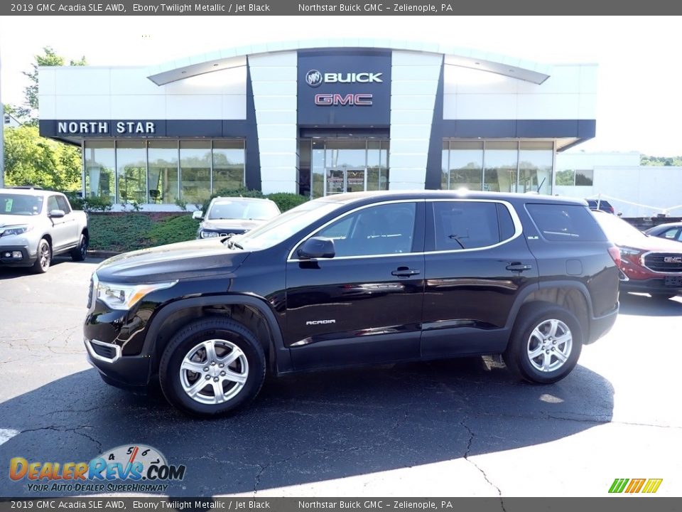 2019 GMC Acadia SLE AWD Ebony Twilight Metallic / Jet Black Photo #1