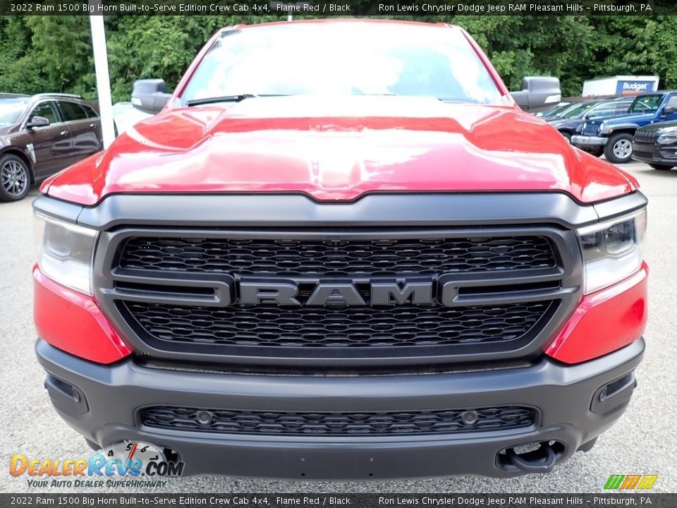 2022 Ram 1500 Big Horn Built-to-Serve Edition Crew Cab 4x4 Flame Red / Black Photo #8