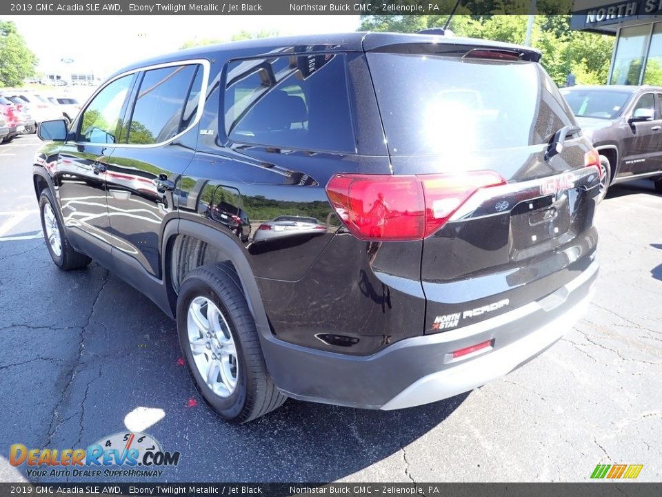 2019 GMC Acadia SLE AWD Ebony Twilight Metallic / Jet Black Photo #3