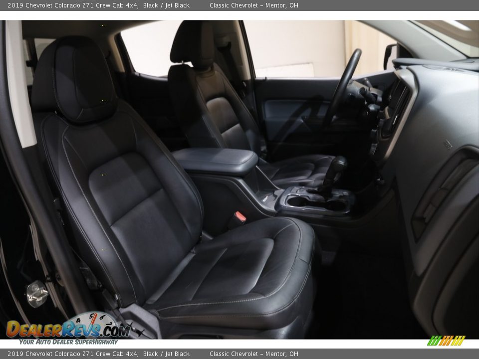 2019 Chevrolet Colorado Z71 Crew Cab 4x4 Black / Jet Black Photo #18