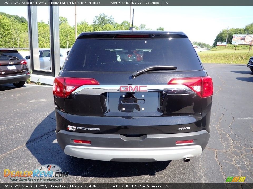 2019 GMC Acadia SLE AWD Ebony Twilight Metallic / Jet Black Photo #4