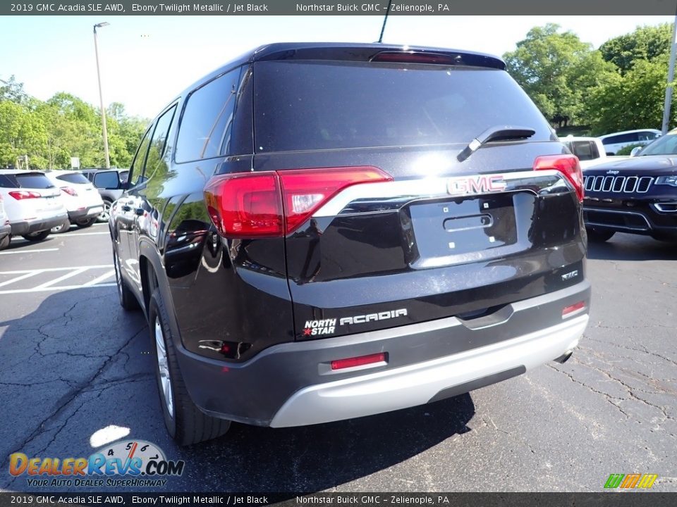 2019 GMC Acadia SLE AWD Ebony Twilight Metallic / Jet Black Photo #5