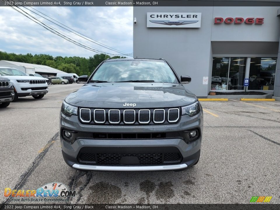 2022 Jeep Compass Limited 4x4 Sting Gray / Black Photo #7