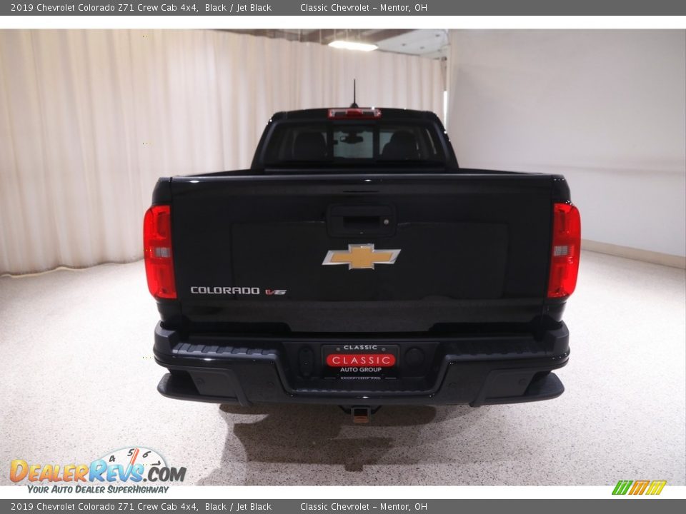 2019 Chevrolet Colorado Z71 Crew Cab 4x4 Black / Jet Black Photo #21