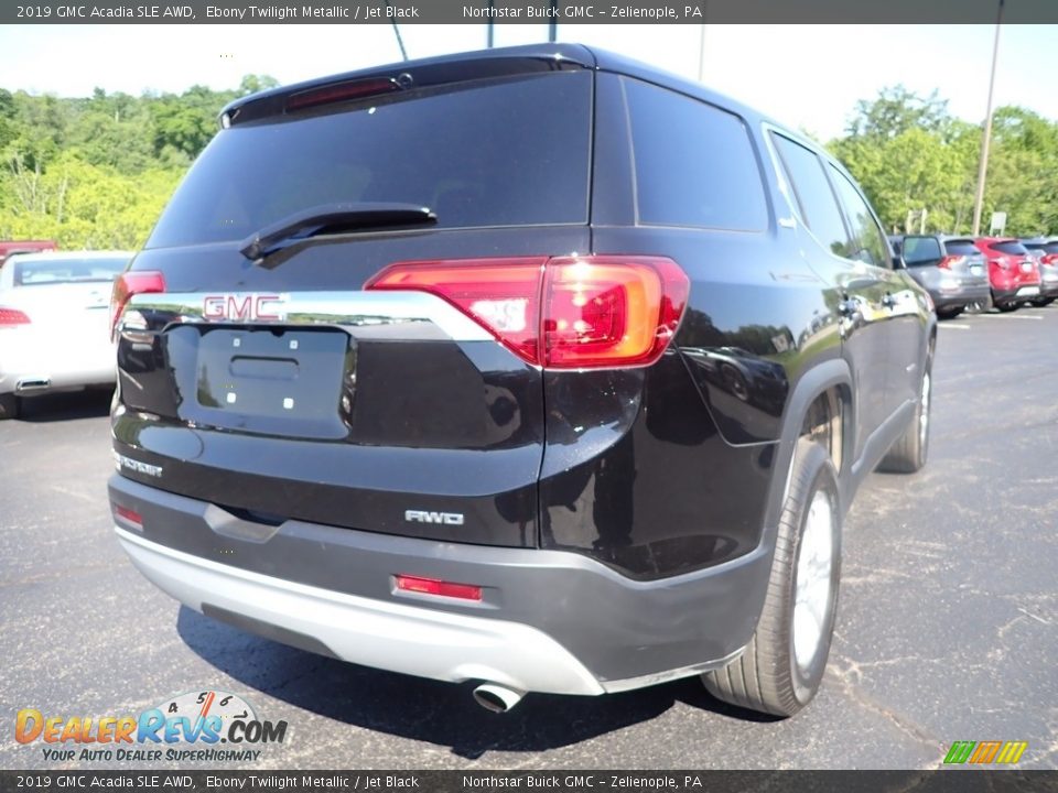 2019 GMC Acadia SLE AWD Ebony Twilight Metallic / Jet Black Photo #6