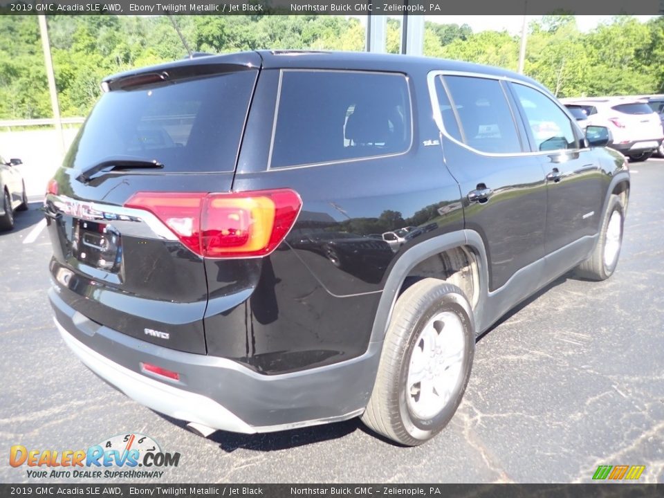 2019 GMC Acadia SLE AWD Ebony Twilight Metallic / Jet Black Photo #7