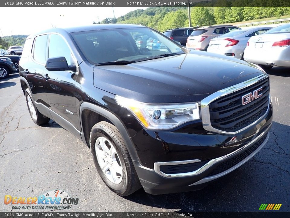 2019 GMC Acadia SLE AWD Ebony Twilight Metallic / Jet Black Photo #9