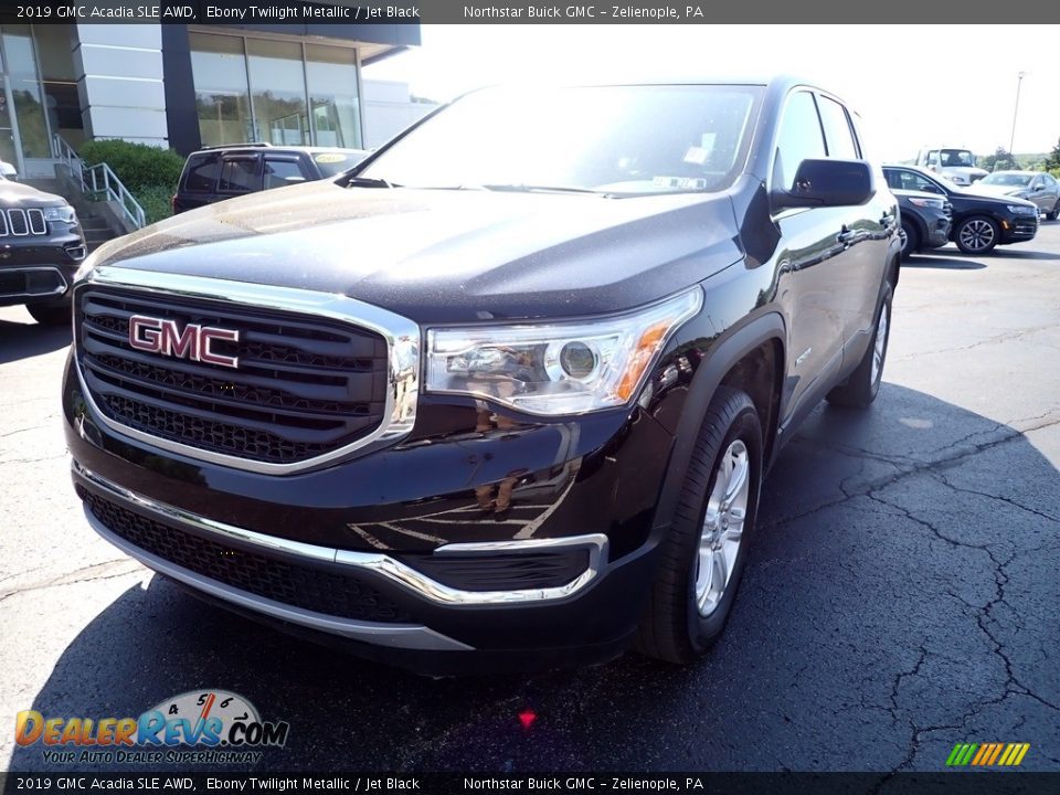 2019 GMC Acadia SLE AWD Ebony Twilight Metallic / Jet Black Photo #12