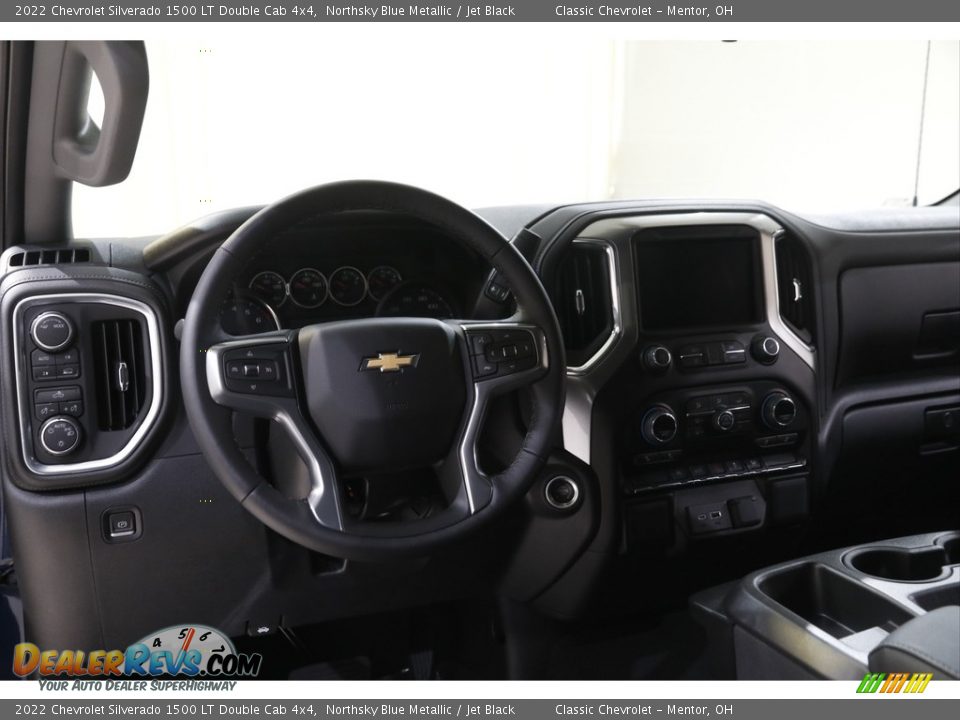 2022 Chevrolet Silverado 1500 LT Double Cab 4x4 Northsky Blue Metallic / Jet Black Photo #7