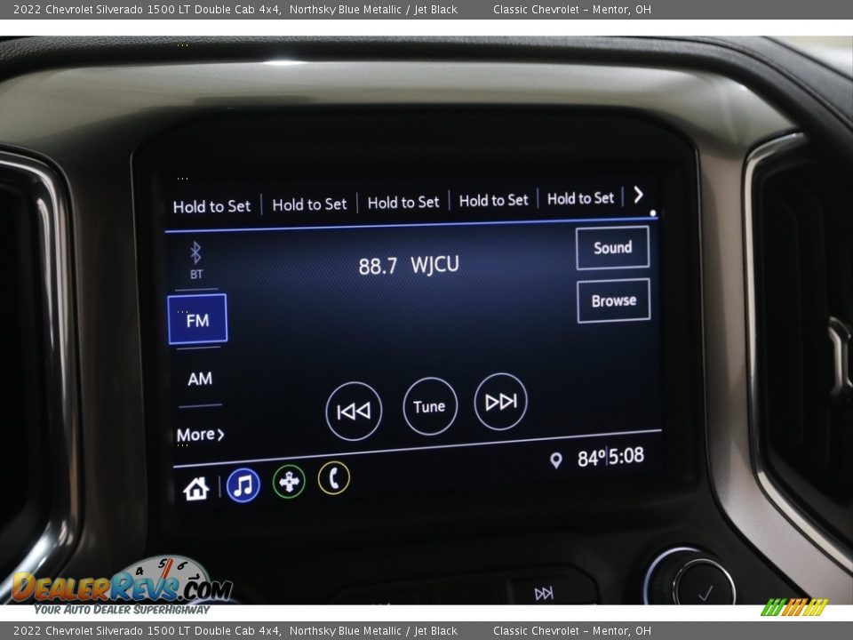 2022 Chevrolet Silverado 1500 LT Double Cab 4x4 Northsky Blue Metallic / Jet Black Photo #11