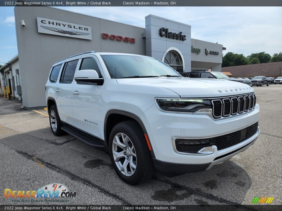 2022 Jeep Wagoneer Series II 4x4 Bright White / Global Black Photo #1