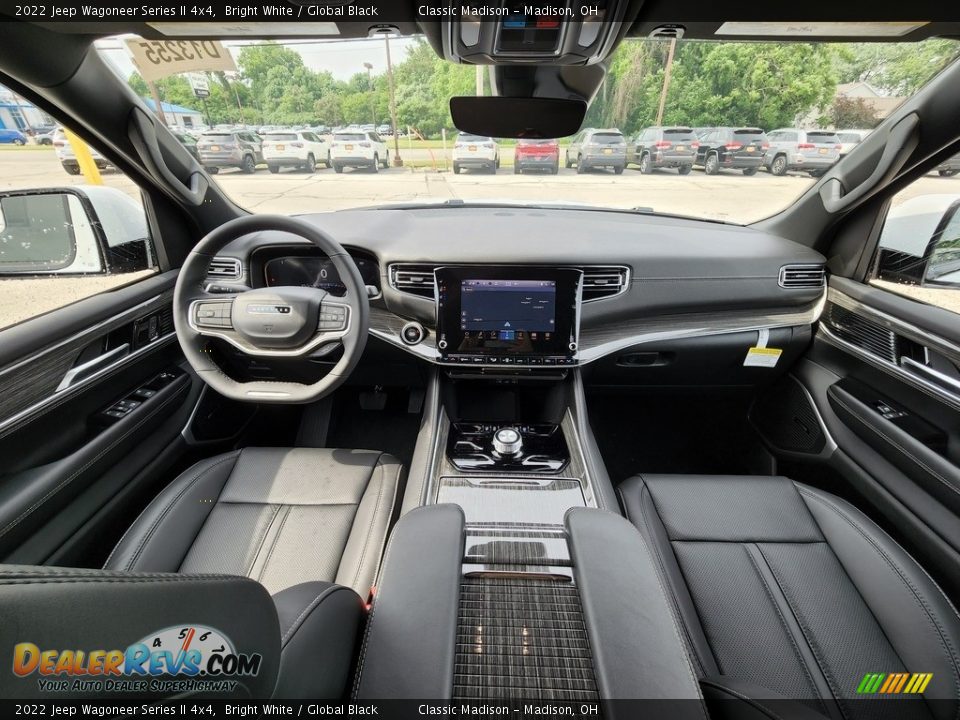 2022 Jeep Wagoneer Series II 4x4 Bright White / Global Black Photo #5