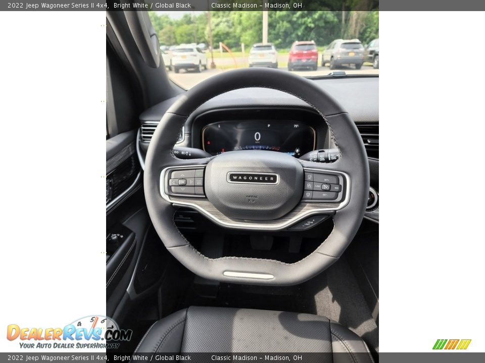 2022 Jeep Wagoneer Series II 4x4 Bright White / Global Black Photo #6