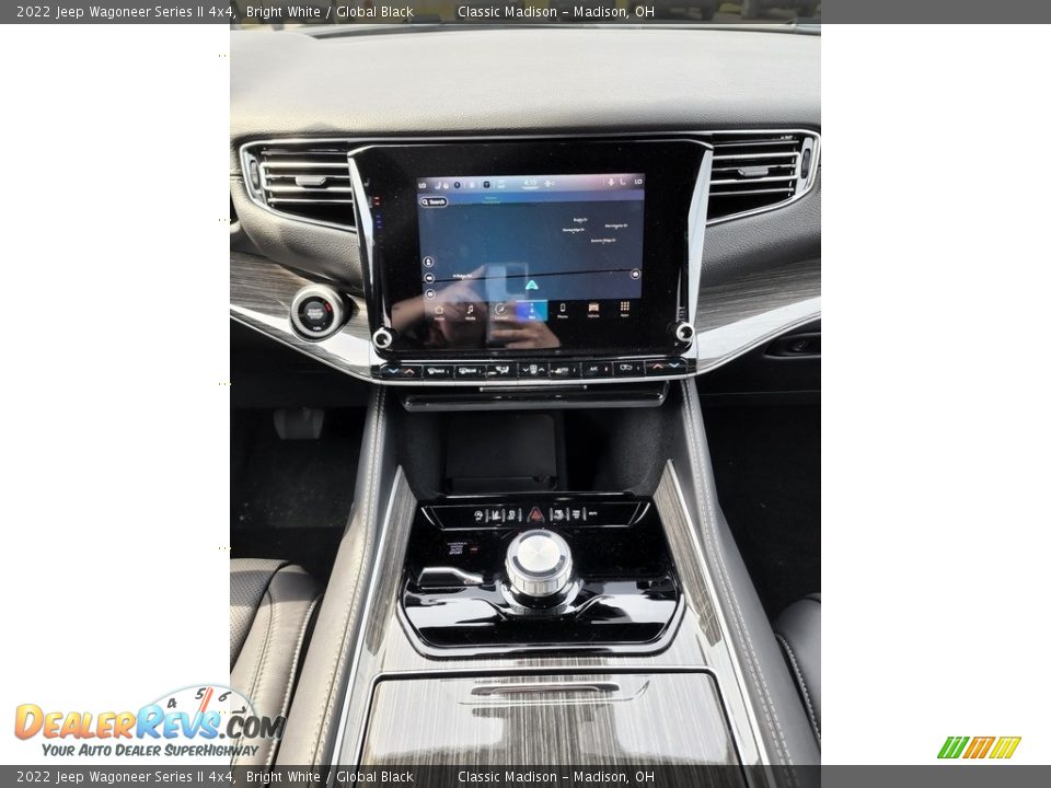 2022 Jeep Wagoneer Series II 4x4 Bright White / Global Black Photo #7