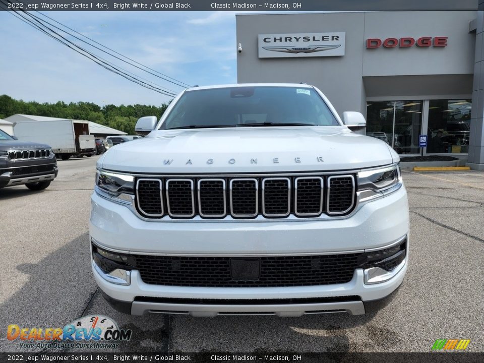 2022 Jeep Wagoneer Series II 4x4 Bright White / Global Black Photo #8