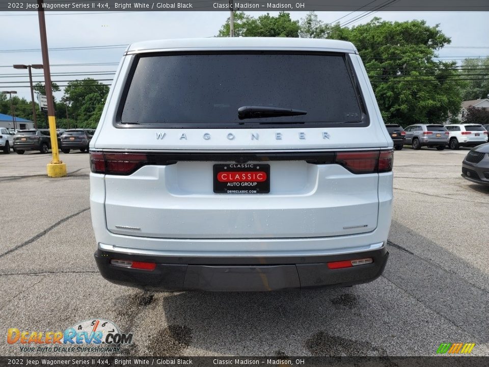 2022 Jeep Wagoneer Series II 4x4 Bright White / Global Black Photo #11