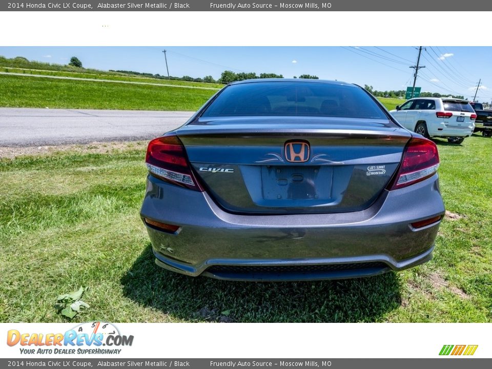 2014 Honda Civic LX Coupe Alabaster Silver Metallic / Black Photo #5