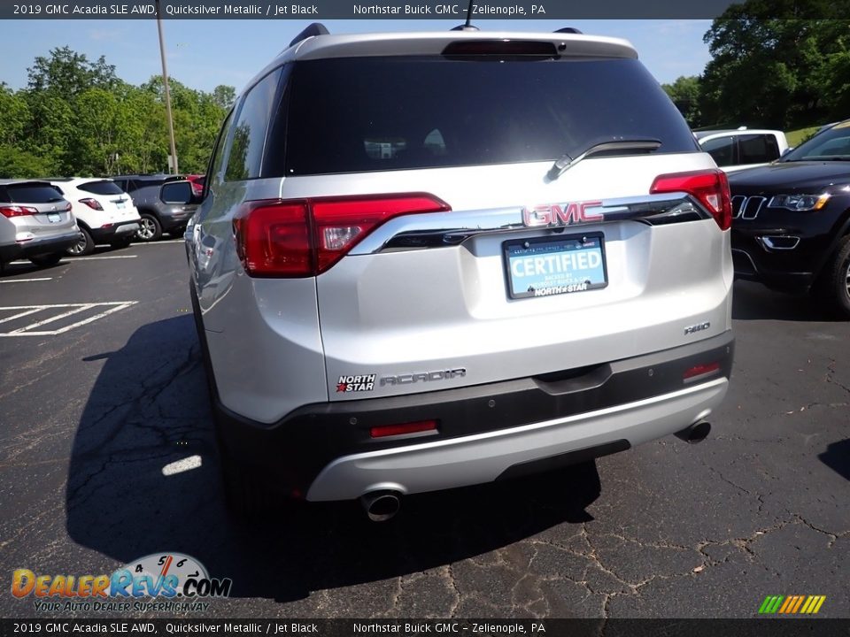 2019 GMC Acadia SLE AWD Quicksilver Metallic / Jet Black Photo #4