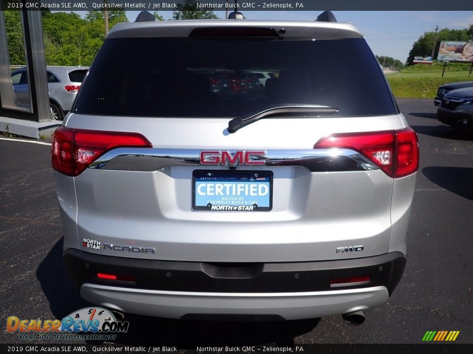 2019 GMC Acadia SLE AWD Quicksilver Metallic / Jet Black Photo #5