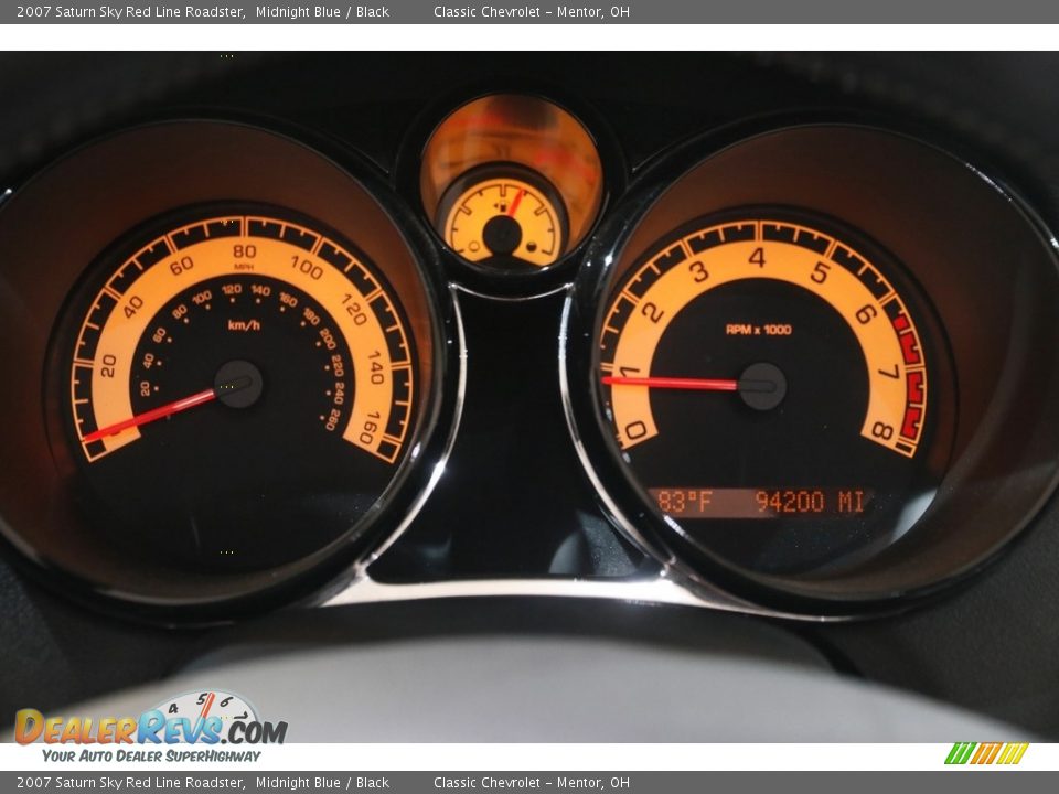 2007 Saturn Sky Red Line Roadster Gauges Photo #9