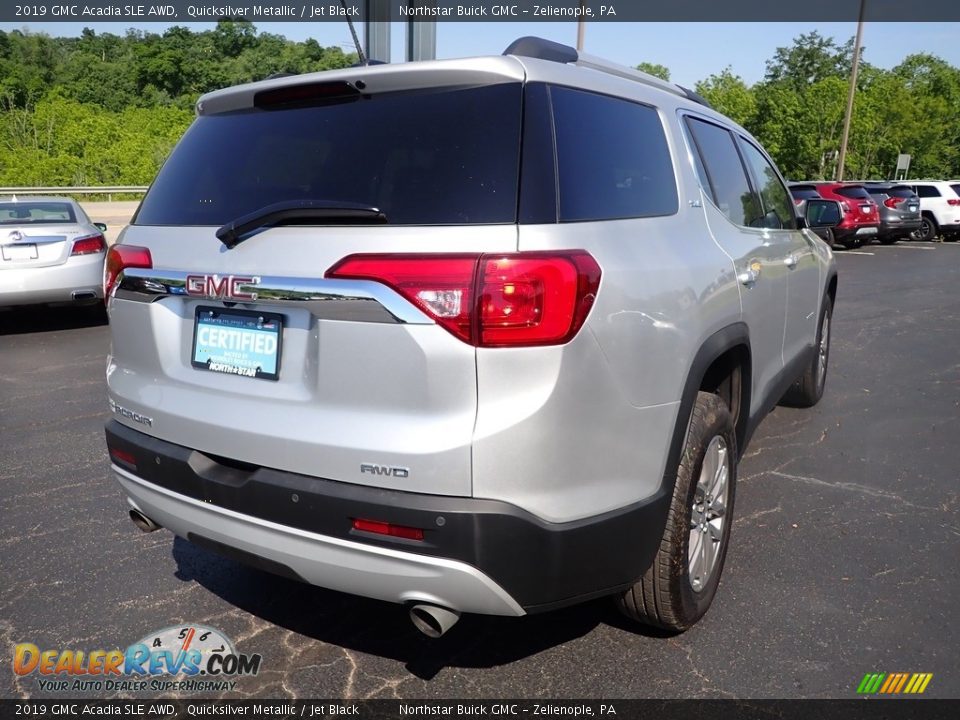 2019 GMC Acadia SLE AWD Quicksilver Metallic / Jet Black Photo #6