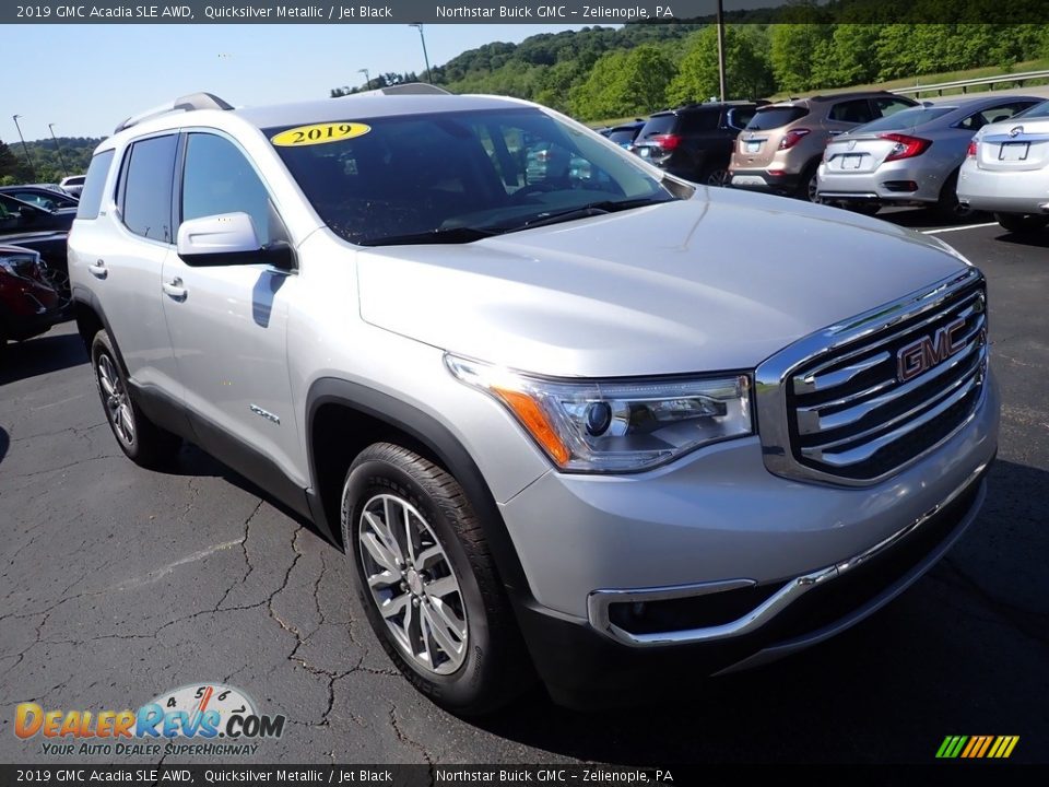 2019 GMC Acadia SLE AWD Quicksilver Metallic / Jet Black Photo #9