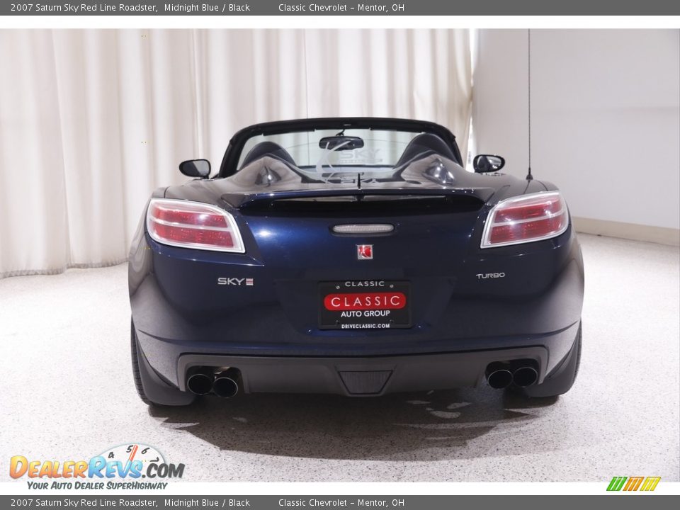 2007 Saturn Sky Red Line Roadster Midnight Blue / Black Photo #14