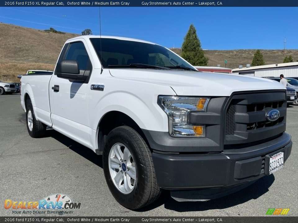 2016 Ford F150 XL Regular Cab Oxford White / Medium Earth Gray Photo #1